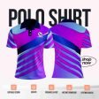 Violet/Blue Polo Shirt Design